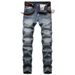 Men's Clothing Autumn/Winter New Men's Jeans, Personality, Nostalgic, Zipper Decoration, Jeans, Trendy Men_mkmklike.com