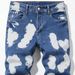 Men's Clothing Men's Tie-Dye Denim Jeans – Trendy Blue Print & Urban Streetwear Style (Sizes S-2XL)_mkmklike.com