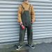 Unisex Japanese Streetwear Cargo Overalls 2026 Spring Loose Wide-Leg Dungarees | Retro Hip-Hop Multi-Pocket Couple Outfits_mkmklike.com