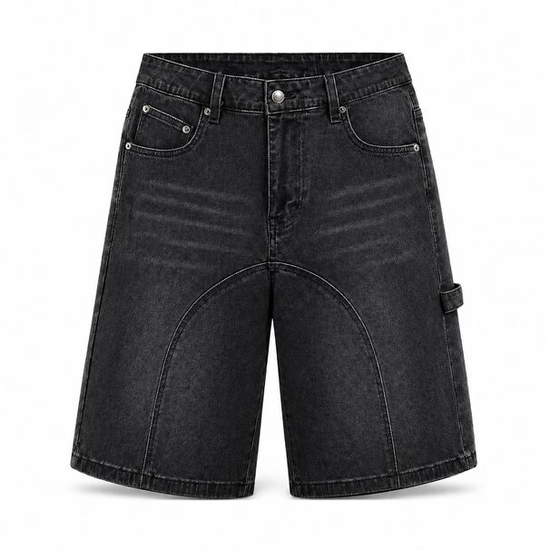 Men's Stretch Denim Shorts European American Style Summer Casual Retro Fashion Five Point Pants Versatile TK Hot Selling_mkmklike.com
