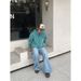 Men's Clothing Retro Wide Leg Jeans Washed Baggy Cityboy Straight Lengthened Vibe Mopping Pants_mkmklike.com