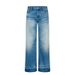 Men's Clothing Men's Ice Blue Washed Jeans - High-Ounce A-Line Wide Leg Denim (Glacial Ripple Effect)_mkmklike.com