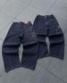 Streetwear Embroidery Jeans - Relaxed Fit Hip Hop Denim Pants With Artistic Stitching, Vintage Straight Leg Trousers For Men & Women_mkmklike.com
