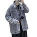 Cowboy Jacket Men's Autumn Loose And Cool Ripped Jacket_mkmklike.com
