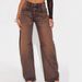 Women's Clothing Street Style Women's Straight Pants Heavy Wash Stretch Jeans_mkmklike.com