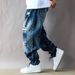 "Classic Straight-Leg Heavyweight Jeans For Men – Vintage Washed Denim (M-3XL, Blue)"_mkmklike.com