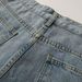 Blue Fringe Bootcut Jeans – American Cleanfit Vintage Washed Denim With Distressed Hem & Raw Edge Details_mkmklike.com