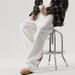 Shanggu Autumn White Jeans American Trendy Brand Hip Hop Wide Leg Loose Extended Men's Pants_mkmklike.com