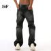 EF JEANS | 2024 New American Cleanfit Micro-washed Black And Gray Casual And Thin Jeans Trendy Man_mkmklike.com