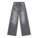 American Retro Washed Ripped Jeans – Men’s Straight-Leg Loose Fit Denim Pants (Greyish, S-XL)_mkmklike.com
