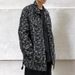 Loom INS Retro European American Hip-Hop Paisley Trendy Brand Full Print Loose Couple Denim Long Sleeve Jacket For Men And_mkmklike.com