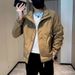 2025 Spring And Autumn New Men's Trendy Brand Workwear Jacket Hot-Selling Solid Color High-End Cool Stand Collar Coat_mkmklike.com