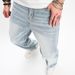 Men's Clothing Trendy High Street Jeans Loose Wide Leg Straight Pants_mkmklike.com