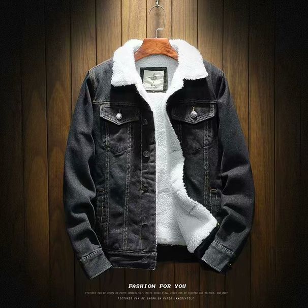 Winter Lamb Wool Denim Jacket For Men, Teenagers, Korean Version, Thick Versatile Jacket, Trendy, Youthful And Handsome_mkmklike.com