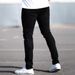 Suitable For All Seasons Slim Fit Men's Jeans With Elastic Waist New Style Skinny Pants_mkmklike.com