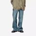 Washed Men's Jeans Trendy Loose Straight Leg Zipper Spring Style Youthful Harajuku_mkmklike.com
