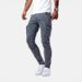 Slim Fit Men's Jeans Stretch Denim Pants With Pockets - Skinny Tapered Leg For Casual & Street Style_mkmklike.com