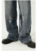 MTLCLOTHES Men's Clothing | Four Seasons New Korean Edition Ripped Design Sense Fried Street Skinny Wide Leg Jeans Men_mkmklike.com