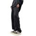 Men's Hip-Hop Streetwear Jeans - Vintage Wide-Leg Denim Pants With All-Over Print, High-Waisted Loose Fit For Urban Vibe (Black/Blue, S-3XL)_mkmklike.com