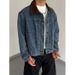 Vintage Washed Denim Jacket - Oversized Boxy Fit Streetwear Denim Coat For Men And Women_mkmklike.com