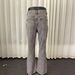 Fit Distressed Hem Flared Jeans In Stonewash Grey - Retro High Street Vibe Unisex Denim Pants With Frayed Details"_mkmklike.com