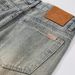 Retro American Splatter Paint Men's Jeans Fleece Lined Warm Straight Leg Casual Washed Trendy Brand Spring Autumn_mkmklike.com