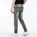 Men's Jeans Price Multi-pocket Washed Denim Heavy Industry Retro Workwear Trendy Brand Slim Fit Small Foot Elastic Long_mkmklike.com