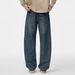 Men's Clothing Wide Leg Jeans Loose Straight American Retro Washed Casual Vibe Trousers Vintage Washed Denim Pants For Cleanfit Style_mkmklike.com