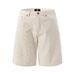 Men's Washed Jacquard Shorts Ripped Jeans Loose Fitting plus Size Wide Leg Pants American High Street Trendy Clothing_mkmklike.com
