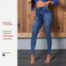 Skinny Jeans New Fresh Blue High-waisted Slim-fitting Elastic Pencil Nine-point Pants_mkmklike.com