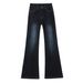 High-waisted, Non-tight-fitting, Slightly Flared Women's Jeans, 2025 Autumn Winter New Style, Slimming And Ultra-trendy_mkmklike.com