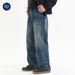 Nordmann Muqiu Clothing | 2025 Autumn New Trendy Brand Japanese Retro Washed Jeans Men's Straight Wide-Leg Pants_mkmklike.com