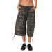 Women's Camouflage Wide Leg Capri Jeans Loose Casual Workwear Trendy Pocket Detailing 6 New Styles_mkmklike.com