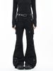 Unisex Multi-Pocket Cargo Pants With Studded Details – Slim Fit & Flared Hem (Urban Utility Style For Men & Women)_mkmklike.com