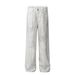 "Men's Distressed Denim Jeans – Relaxed Wide-Leg Fit With Vintage Washed Effect (Summer Streetwear, Trendy Ripped Details"_mkmklike.com