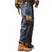 American Retro Loose Versatile Tooling Jeans Men's New Blue Old Multi-pocket Trendy Versatile Harlan Pants_mkmklike.com
