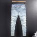 Men's Slim Fit Vintage Washed Blue Jeans Distressed Skinny Denim Pants Faded And Ripped Details Streetwear Style_mkmklike.com