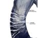 High Stretch Curved Blade Jeans Ice Blue Fog Wash Distressed Denim Pants American High Street Style For Men_mkmklike.com