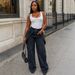 Women's Casual Straight Leg Jeans Style Street Fashion Misaligned Button Design New Style_mkmklike.com