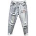 Men's Clothing Street Washed Distressed Ripped Jeans For Men Spring And Autumn Straight High Street Vibe Style Handsome Long Pants_mkmklike.com