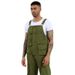 Pure 2025 European And American Style Reverse Craftsman Trendy Brand Straight Multi-Pocket Cargo Overalls Men's Light Green_mkmklike.com