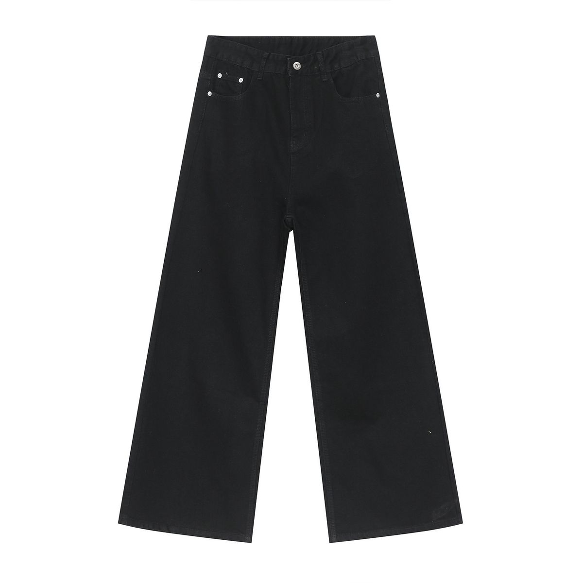 EF JEANS | 2024 New High Street Vintage Old Wide Leg Pants Mopping Jeans Tide Straight Loose Black_mkmklike.com