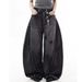 Unisex American Retro Deconstructed Workwear Jeans Patchwork Ripped Fashion Design mid Waist Straight Pants Blue Long Trousers_mkmklike.com