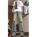 Ripped Jeans Men's Straight Loose Washed Retro American High Street Pants Trendy Brand Ruffian Handsome Scimitar Slightly Pulled Pants_mkmklike.com