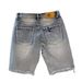 Men's Distressed Denim Shorts Light Blue Washed Cotton Casual Summer mid Waist Straight Cut Multiple Pockets No Stretch_mkmklike.com