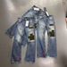 Unisex Distressed Flared Black Retro Straight Leg Jeans Mid Waist Wide Leg Pants With Slight Stretch Machine Washable_mkmklike.com