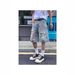 Rose Ripped Denim Shorts Men's Summer Thin Design Niche Pants American High Street Straight Five-point Pants_mkmklike.com