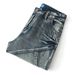 Men's Vintage Patchwork Denim Shorts - Summer Lightweight 5-Pocket Casual Cargo Design With Cat Whisker Wash, Mid-Thigh Length_mkmklike.com