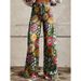 Cross-border European And American Foreign Trade Plus-size Casual Pants, Thin Jeans, Wide-leg 3D_mkmklike.com