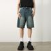 New Denim Shorts Men's Summer Ins Trendy Shorts Loose Versatile Casual Pants Trend_mkmklike.com